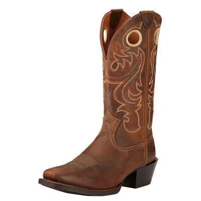 Ariat Western: Sport Square Toe Botas Western Hombre - Marrones (CTSID5692)